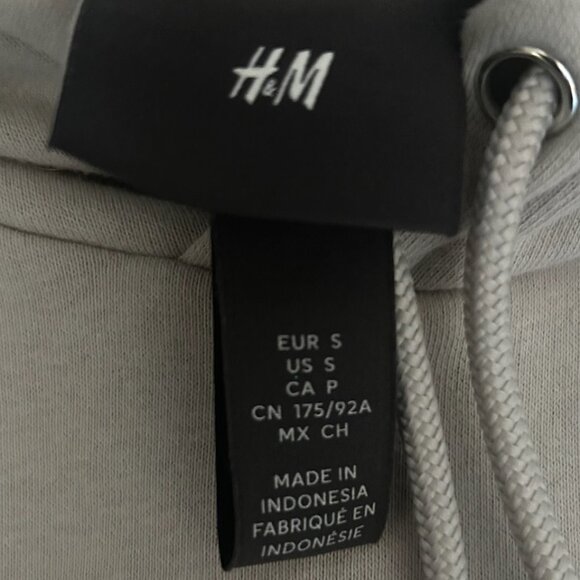 NWOT H&M Men's L'atelier Archives Hoodie, Beige, size S - Picture 7 of 11